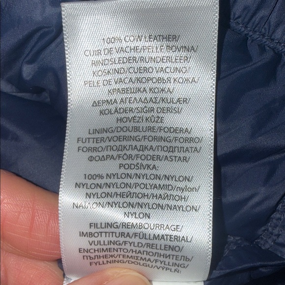 NWT Polo Ralph Lauren Terra Nylon Duck Down Puffer Vest Aviator Blue Men’s Sz XL - Picture 8 of 9